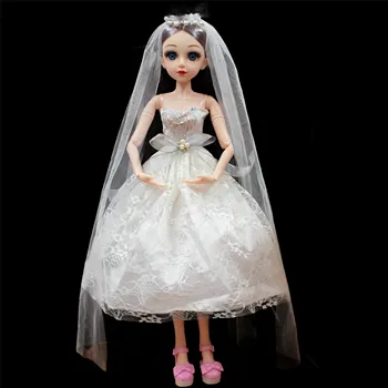 60 см Кукла BJD с аксесоари за облекло Принцеса Подвижни Шарнирные 1/3 Кукли Сватбена рокля Рокля Играчки за момичета Подарък 1