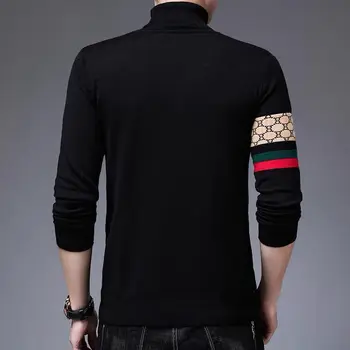 Ред 2021 нова модна марка вязаный висококачествени дизайнерски зимата вълнен пуловер пуловер за мъжете зимни дебели случайни жилетка мъжки дрехи > Пуловер / www.yorkshireclaims.co.uk 11