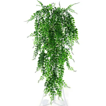 82 cm Зелен Фалшив Цвете Лоза Изкуствени Растения Вътрешна Стая, Коридор, Балкон Украса Моделиране Орхидея Ротанговый Декор 2