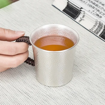 Ред 450 мл двухстенная кафеена чаша за чай от неръждаема стомана със защита от изгаряния, термични чаша преносими чаша за мляко и вода с дръжка съдове за пиене > Съдове за пиене / www.yorkshireclaims.co.uk 11