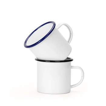 Сублимационен печат е 350 МЛ Креативна кафе эмалевая чаша за пътуване Чаена чаша с логото на поръчка эмалевая чаша DIY домашен офис Персонализиран подарък 1