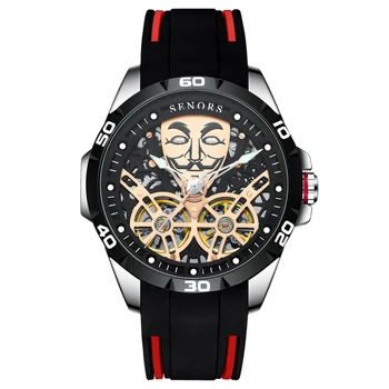 Ред Сан мартин мъжки автоматичен часовник пилот на спортни мъжки механичен часовник военни сапфировые 200 м водоустойчива C3 светещи Miyota 8215 > Мъжки часовник / www.yorkshireclaims.co.uk 11