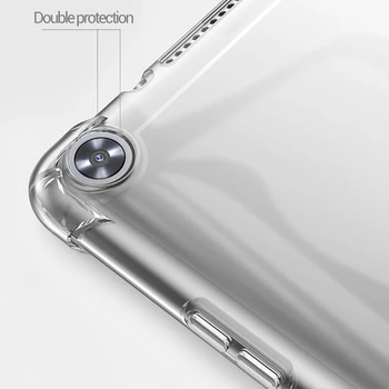 Funda Samsung Galaxy Tab A 7.0 2016 SM-T280 SM-T285 Противоударная Мека Силиконова Обвивка Прозрачна въздушна Възглавница TPU Защитно Кока-капа 2