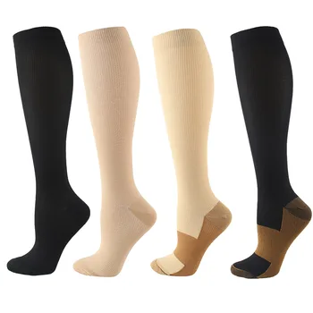 Компресия чорапи за мъже и жени, Унисекс Спортни Чорапи, подходящи за бягане, Полет, Пътуване, Чорапи за възстановяване на кръвообращението 2
