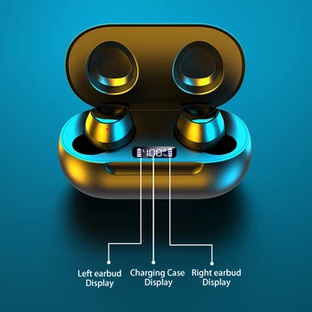 Безжични Слушалки TWS Bluetooth С Шумопотискане ушите С Микрофон За Игри Бягане Смартфон Компютър Csgo 2