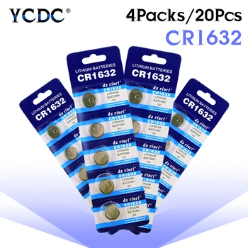 YCDC 5-50шт 3 Литиеви Батерии CR1632 с Бутони За Часа Електроника Дистанционно Управление LM1632 BR1632 ECR1632 Батерия за Еднократна употреба 2