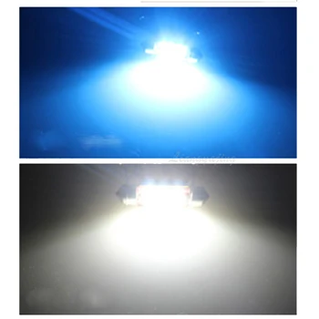 11 бр. Вътрешни led Крушки Комплект Опаковка Карта Куполна Лампа на Багажника автоаксесоари Бял Син За Toyota Prius 2004- 1