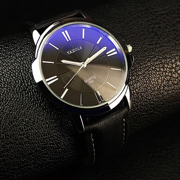 Ръчен часовник Мъжки Часовник Yazole Кварцови часовници За мъже на Най-добрата марка на Луксозни Известни Ръчни Часовници Бизнес Кварцов часовник Relogio Masculino 1