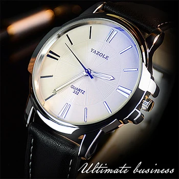 Ръчен часовник Мъжки Часовник Yazole Кварцови часовници За мъже на Най-добрата марка на Луксозни Известни Ръчни Часовници Бизнес Кварцов часовник Relogio Masculino 2
