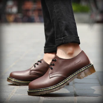 Ред Модна марка за мъже, мъжки обувки за лесен голям размер естествена кожа открит високо качество класически туризъм голям размер 48 удобен > Мъжки обувки / www.yorkshireclaims.co.uk 11