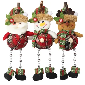 Коледна Украса на Подарък от Дядо Коледа, Снежен човек да е Съобразена Играчка Кукла Висящи Украшения на Коледна Украса За дома подаръци за Нова година 2020 1