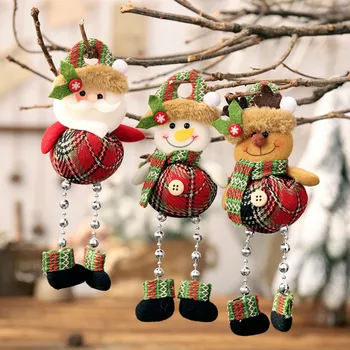 Коледна Украса на Подарък от Дядо Коледа, Снежен човек да е Съобразена Играчка Кукла Висящи Украшения на Коледна Украса За дома подаръци за Нова година 2020 2