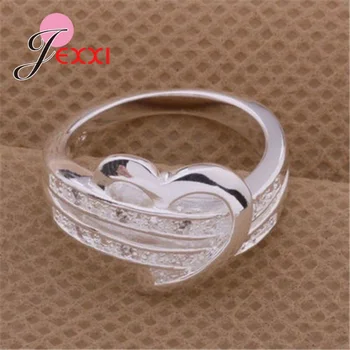 Ред Модни пръстени с кубическим цирконием 925 проба за жени реколта розови кристални сватбени пръстени за пръстите на Bijoux > Изискани бижута / www.yorkshireclaims.co.uk 11