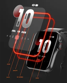 2021 Нов D06 Смарт Часовници Bluetooth Предизвикателство Смарт Часовници 1,6-инчов HD Екран на Смарт Разделен Екран Пълен Сензорен Модерен спортен часовник от висок клас 2