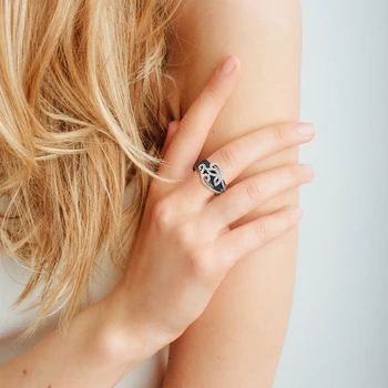 Ред Модни пръстени с кубическим цирконием 925 проба за жени реколта розови кристални сватбени пръстени за пръстите на Bijoux > Изискани бижута / www.yorkshireclaims.co.uk 11