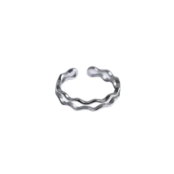 Ред Xiyanike минималистичные със сребърно покритие вечерни пръстени за жени двойки реколта творчески многослойни плетени бижута за пръстите подаръци > Изискани бижута / www.yorkshireclaims.co.uk 11