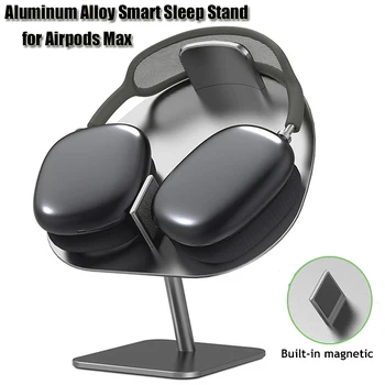 Магнитна Поставка от алуминиева сплав за Airpods Max Преносими Смарт-Автоматичен Държач за Изключване на Bluetooth Полк за дисплея на Airpods Max 1