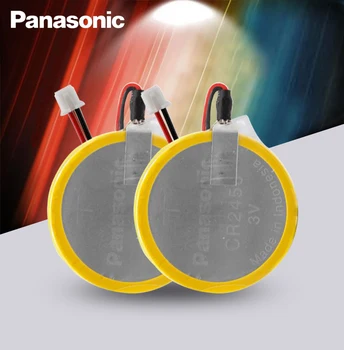 1 бр. Нова оригинална батерия Panasonic CR2450 с припой между пръстите конектор за свързване на проводници CR 2450 3 В AFPX-БАТЕРИЯ серия FP-X 