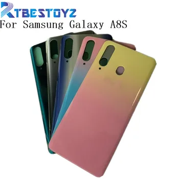 Оригинален Стъклен Калъф За Подмяна на Задния капак на Отделението за батерията На Samsung Galaxy A8S 1