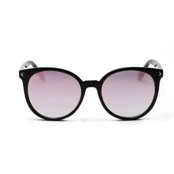 AIMISUV Модни прозрачни слънчеви очила дамски розови кръгли рамки от розово злато vintage слънчеви очила цветно огледало UV400 gafas de sol mujer 1