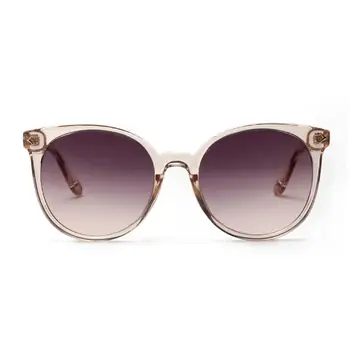 AIMISUV Модни прозрачни слънчеви очила дамски розови кръгли рамки от розово злато vintage слънчеви очила цветно огледало UV400 gafas de sol mujer 2