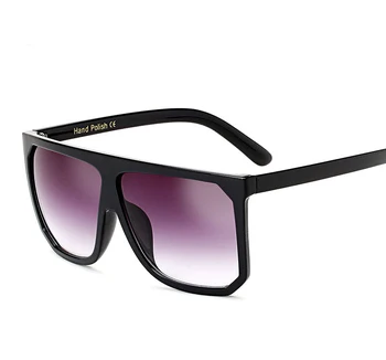 JackJad Модни дамски извънгабаритни Стръмни Квадратни слънчеви очила, с наклон в стил Ретро Брендовый дизайн UV400 Слънчеви очила Oculos De Sol 97158 2