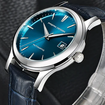 2021 Нов ДИЗАЙН на PAGANI Луксозни Мъжки Механични Часовници Бизнес на 100 м Водоустойчив Часовник От естествена Кожа, Автоматични Часовници Reloj Hombre 2