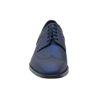 Libero 2721 Тъмно синьо матово лачена кожа 2021 Лятна мъжки обувки от естествена телешка кожа Сватбена Рокля, свързан Бизнес-Модерен асансьор ежедневното използване на 2
