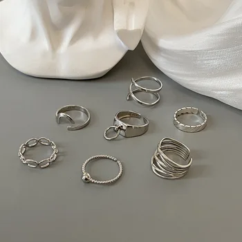 Ред Пръстен от сребро 925 проба с тънък цирконии Cz кръг отворен пръстен за дамска мода бижута сватба на деня на свети валентин подаръци > Изискани бижута / www.yorkshireclaims.co.uk 11