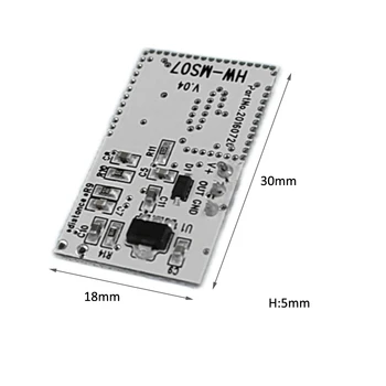 HW-MS07 3.2 Ghz Интелигентен Сензорен Превключвател Модул микровълнова Индукция на Разстояние на задействане 2 метра 1