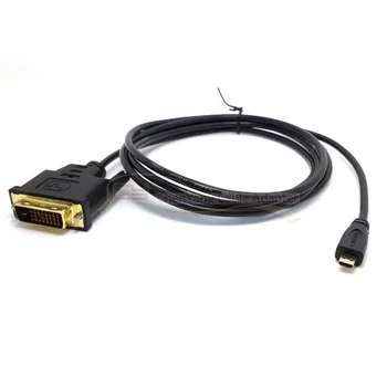 Високоскоростен HDMI-съвместим кабел Micro HD-към-DVI DVI-D 24+1 Пинов Кабел-адаптер 3D 1080p LCD DVD и HDTV XBOX, PS3 1 м на 3 метра от 1,8 м 6f 1