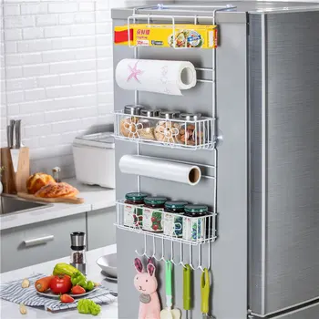 Ред Спестяване на пространство многофункционален кухненски хладилник, рафтове за съхранение хладилник с фризер притежателя рафтове чекмеджето с кухненски органайзер > Домашно съхранение и организация / www.yorkshireclaims.co.uk 11
