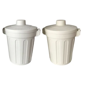 Креативен Мини-Тенис на Кофата за боклук Десктоп Пластмасово кошче за Боклук с капак Плота на масата Кошче за боклук Кошче за отпадъци 1