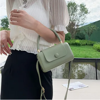 Модни чанти за рамо цвят на бонбони 2021 Лятото на Маркови дамски дизайнерски чанти Луксозни изкуствена кожа Мини Чанта през рамо дамски Чанти Портмонета 2
