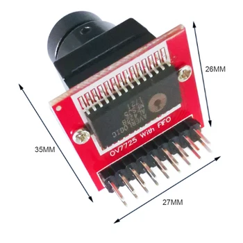 Модул камера OV7725 с модула FIFO КАМЕРА Сензор за изображения STM32 Поддържа VGA CIF JPEG 30 W За Arduino 1