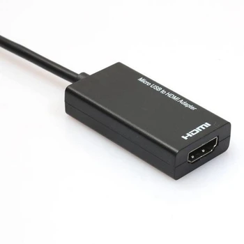 Адаптер Micro-USB КЪМ HDMI За ТЕЛЕВИЗОР-монитор 1080P HD o Кабел И Видео конвертор HDMI За устройството на Samsung, HUAWEI и HTC MHL 1