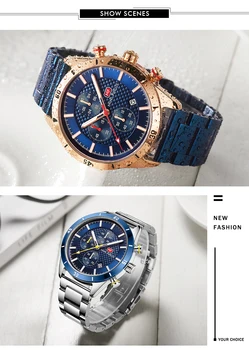 Ред Мъжки часовник. цар Bomba 2021 нови ръчни часовници луксозна марка Tmi Vk67 кварцов механизъм хронограф от неръждаема стомана водоустойчив часовник > Мъжки часовник / www.yorkshireclaims.co.uk 11