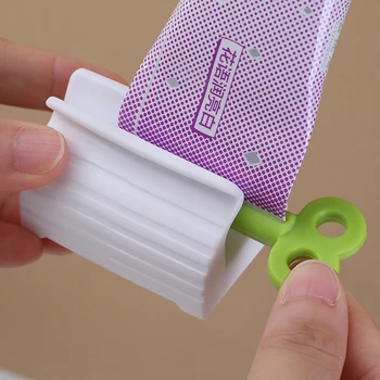 Сокоизстисквачка за паста за зъби Екструдер препарат за Почистване на Прес-опаковка Домашно устройство за мързелив подвижен Държач за клипове на Аксесоари за баня
