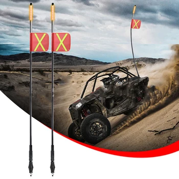 Флаг за Сигурност на пясъка с Височина 3,6 М 4WD Теглене Офроуд Туристически Флаг 4x4 За пустинята Симпсън За Външно Къмпинг Инструмент