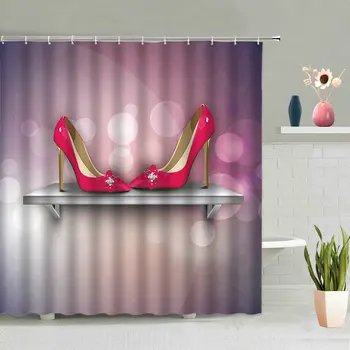 Ред Аниме атака на титаните 3d принт завеса за душ полиестерен плат завеса за баня от водоустойчив кука завеса за баня > Стоки за баня / www.yorkshireclaims.co.uk 11