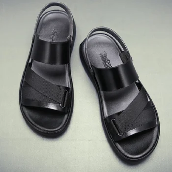 Летни чехли Мъжки нескользящая Унисекс обувки, Чехли Удобни сандали Плажни Меки Вътрешни Размери 37-46 Мъжки обувки 1