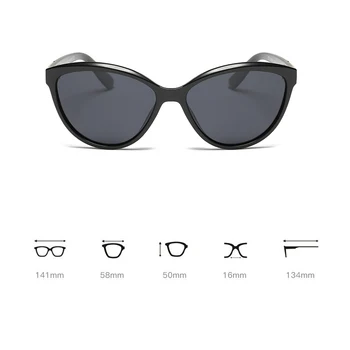 LVVKEE Луксозна марка Италия дизайн Дамски слънчеви очила с високо качество на Котешко око Поляризирани UV400 Слънчеви очила oculos Gafas Женската пеперуда 1