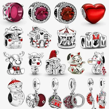 Ред 925 сребро дами от мъниста ключ на любовта сърцето аксесоари са съвместими с оригиналния Wsop гривна Pandora бижута проба 925 > Изискани бижута / www.yorkshireclaims.co.uk 11
