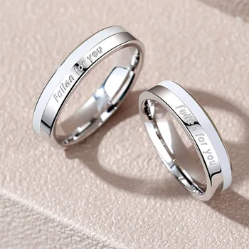 Ред Пръстен от сребро 925 проба с тънък цирконии Cz кръг отворен пръстен за дамска мода бижута сватба на деня на свети валентин подаръци > Изискани бижута / www.yorkshireclaims.co.uk 11